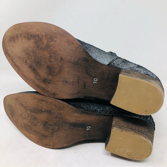 Diba True Stop By Metallic Black Ankle Boots - Picture 11 of 11